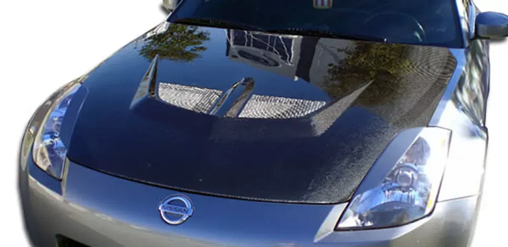 2003-2006 Nissan 350Z Z33 Carbon Creations Evo Hood - 1 Piece - 104188
