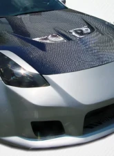 2003-2006 Nissan 350Z Z33 Carbon Creations Evo Hood - 1 Piece                                     - 104188 - Image 2