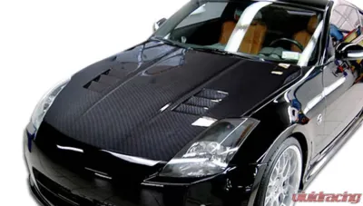 2003-2006 Nissan 350Z Z33 Carbon Creations Dritech JGTC Hood - 1 Piece - 100494
