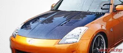2003-2006 Nissan 350Z Z33 Carbon Creations Dritech JGTC Hood - 1 Piece - 100494