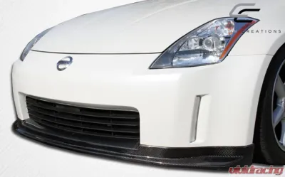 2003-2005 Nissan 350Z Z33 Carbon Creations N-1 Front Lip Under Spoiler Air Dam - 1 Piece - 104221