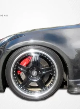 2003-2008 Nissan 350Z Z33 Carbon Creations OEM Look Fenders - 2 Piece                                     - 102858 - Image 3