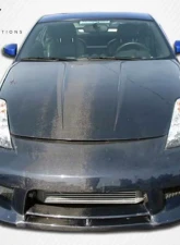 2003-2006 Nissan 350Z Z33 Carbon Creations OEM Look Hood - 1 Piece                                     - 100501 - Image 2