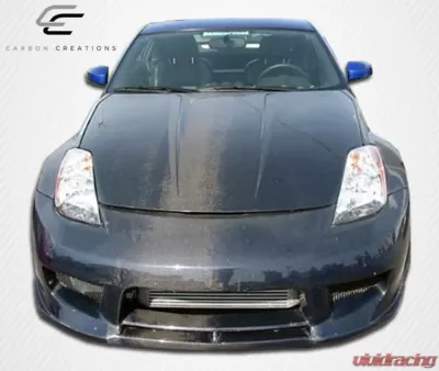 2003-2006 Nissan 350Z Z33 Carbon Creations OEM Look Hood - 1 Piece - 100501