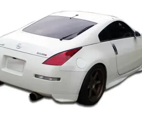 2003-2008 Nissan 350Z Z33 Duraflex N-1 Rear Add Ons Spat Bumper Extensions - 2 Piece