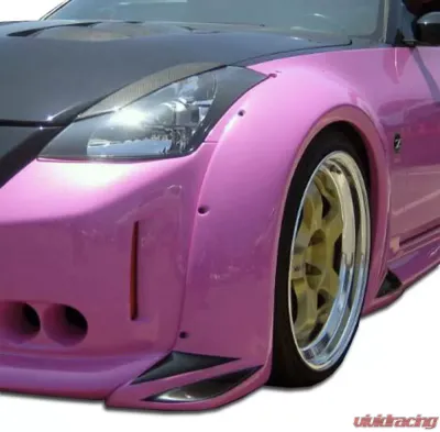 2003-2008 Nissan 350Z Z33 Duraflex Vader 3 Wide Body Front Fender Flares - 2 Piece - 102266