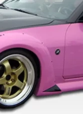 2003-2008 Nissan 350Z Z33 Duraflex Vader 3 Wide Body Front Fender Flares - 2 Piece                                     - 102266 - Image 3