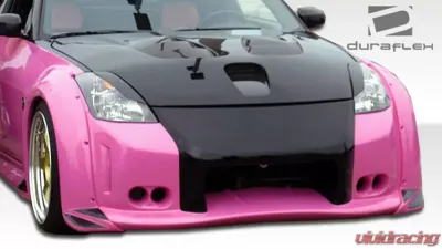2003-2008 Nissan 350Z Z33 Duraflex Vader 3 Wide Body Front Fender Flares - 2 Piece - 102266
