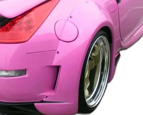 2003-2008 Nissan 350Z Z33 Duraflex Vader 3 Wide Body Rear Fender Flares - 2 Piece
