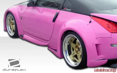2003-2008 Nissan 350Z Z33 Duraflex Vader 3 Wide Body Rear Fender Flares - 2 Piece - 102267