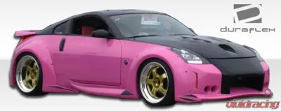 2003-2008 Nissan 350Z Z33 Duraflex Vader 3 Wide Body Side Skirts Rocker Panels - 2 Piece - 102264
