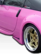2003-2008 Nissan 350Z Z33 Duraflex Vader 3 Wide Body Side Skirts Rocker Panels - 2 Piece                                     - 102264 - Image 4
