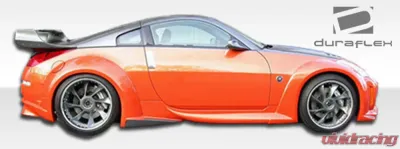 2003-2008 Nissan 350Z Z33 Duraflex Vader 3 Wide Body Side Skirts Rocker Panels - 2 Piece - 102264