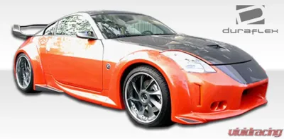 2003-2008 Nissan 350Z Z33 Duraflex Vader 3 Wide Body Side Skirts Rocker Panels - 2 Piece - 102264