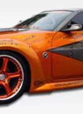 2003-2008 Nissan 350Z Z33 Duraflex Vader 3 Wide Body Side Skirts Rocker Panels - 2 Piece                                     - 102264 - Image 8