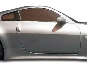 2003-2008 Nissan 350Z Z33 Duraflex V-Speed Side Skirts Rocker Panels - 2 Piece