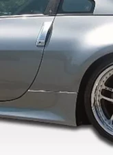 2003-2008 Nissan 350Z Z33 Duraflex V-Speed Side Skirts Rocker Panels - 2 Piece                                     - 105647 - Image 5