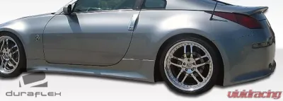 2003-2008 Nissan 350Z Z33 Duraflex V-Speed Side Skirts Rocker Panels - 2 Piece - 105647