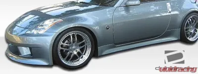 2003-2008 Nissan 350Z Z33 Duraflex V-Speed Side Skirts Rocker Panels - 2 Piece - 105647