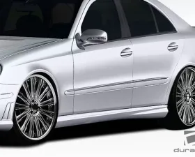 2003-2009 Mercedes E Class W211 Duraflex E63 Look Side Skirts Rocker Panels - 2 Piece