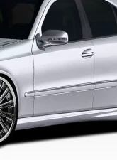 2003-2009 Mercedes E Class W211 Duraflex E63 Look Side Skirts Rocker Panels - 2 Piece                                     - 107805 - Image 2