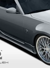 2003-2008 Nissan 350Z Z33 Duraflex J-Spec Side Skirts Rocker Panels - 2 Piece                                     - 107830 - Image 2