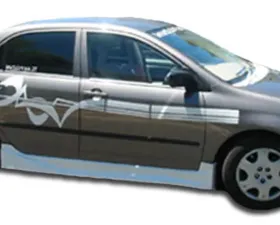 2003-2008 Toyota Corolla Duraflex Drifter Side Skirts Rocker Panels - 2 Piece