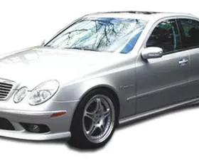 2003-2009 Mercedes E Class W211 Duraflex AMG Look Side Skirts Rocker Panels - 2 Piece
