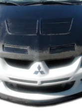 2003-2005 Mitsubishi Lancer Evolution 8 Carbon Creations Demon Front Lip Under Spoiler Air Dam - 1 Piece                                     - 102781 - Image 12