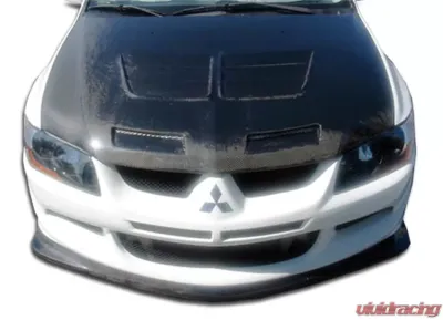 2003-2005 Mitsubishi Lancer Evolution 8 Carbon Creations Demon Front Lip Under Spoiler Air Dam - 1 Piece - 102781