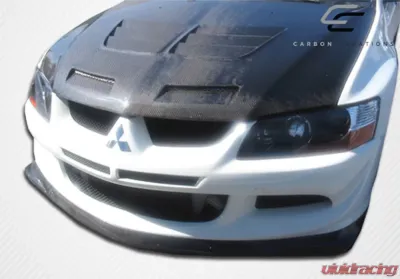 2003-2005 Mitsubishi Lancer Evolution 8 Carbon Creations Demon Front Lip Under Spoiler Air Dam - 1 Piece - 102781