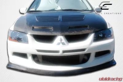 2003-2005 Mitsubishi Lancer Evolution 8 Carbon Creations Demon Front Lip Under Spoiler Air Dam - 1 Piece - 102781