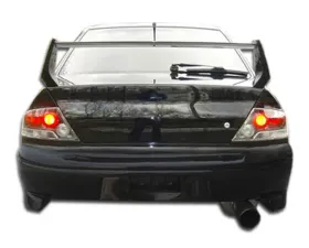 2003-2006 Mitsubishi Lancer Evolution 8 9 Duraflex V-Sport Rear Bumper Cover - 1 Piece (S)