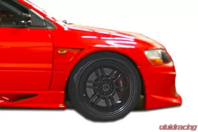 2003-2006 Mitsubishi Lancer Evolution 8 9 Duraflex VT-X Wide Body Front Fenders - 2 Piece - 107215