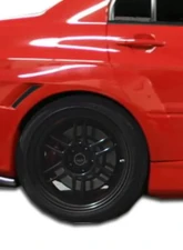2003-2006 Mitsubishi Lancer Evolution 8 9 Duraflex VT-X Wide Body Rear Fender Flares - 4 Piece                                     - 107216 - Image 10