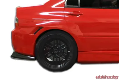 2003-2006 Mitsubishi Lancer Evolution 8 9 Duraflex VT-X Wide Body Rear Fender Flares - 4 Piece - 107216