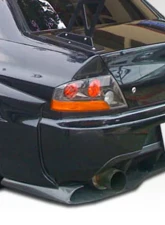 2003-2006 Mitsubishi Lancer Evolution 8 9 Duraflex VT-X Wide Body Rear Fender Flares - 4 Piece                                     - 107216 - Image 2
