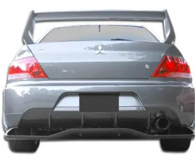 2003-2006 Mitsubishi Lancer Evolution 8 9 Duraflex VT-X Wide Body Rear Lip Under Spoiler Air Dam with Diffuser - 1 Piece