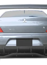 2003-2006 Mitsubishi Lancer Evolution 8 9 Duraflex VT-X Wide Body Rear Lip Under Spoiler Air Dam with Diffuser - 1 Piece                                     - 107214 - Image 6