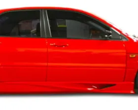 2003-2006 Mitsubishi Lancer Evolution 8 9 Duraflex VT-X Wide Body Side Skirts Rocker Panels - 2 Piece