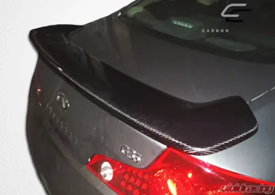 2003-2007 Infiniti G Coupe G35 Carbon Creations OEM Look Wing Trunk Lid Spoiler - 1 Piece - 102941