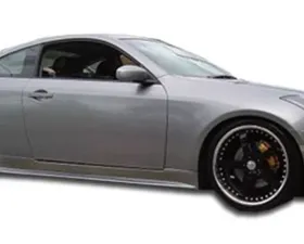 2003-2007 Infiniti G Coupe G35 Duraflex GT Competition Side Skirts Rocker Panels - 2 Piece