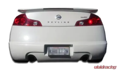 2003-2007 Infiniti G Coupe G35 Duraflex I-Spec Rear Lip Under Spoiler Air Dam - 1 Piece - 100462