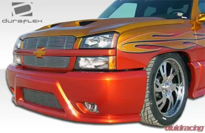 2003-2006 Chevrolet Silverado 2002-2006 Chevrolet Avalanche Duraflex Platinum Front Bumper Cover (w/o cladding) - 1 Piece - 103002