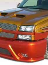 2003-2006 Chevrolet Silverado 2002-2006 Chevrolet Avalanche Duraflex Platinum Front Bumper Cover (w/o cladding) - 1 Piece                                     - 103002 - Image 4