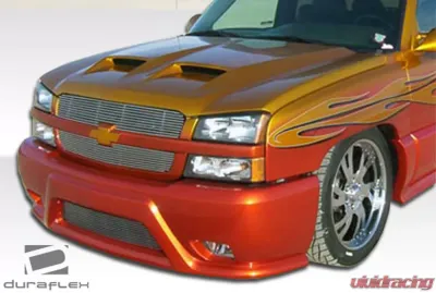 2003-2006 Chevrolet Silverado 2002-2006 Chevrolet Avalanche Duraflex Platinum Front Bumper Cover (w/o cladding) - 1 Piece - 103002