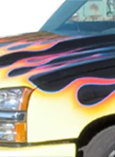 2002-2006 Chevrolet Avalanche (w / o cladding) 2003-2005 Silverado Duraflex Ram Air Hood - 1 Piece                                     - 103029 - Image 5