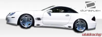 2003-2012 Mercedes SL Class R230 Duraflex LR-S Side Skirts Rocker Panels - 2 Piece - 103735
