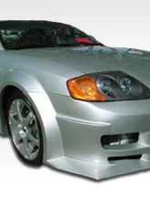 2003-2006 Hyundai Tiburon Duraflex Poison Flared Front Bumper Cover - 1 Piece                                     - 100454 - Image 3