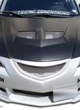 2004-2009 Mazda 3 4DR Duraflex Evo Hood - 1 Piece                                     - 104158 - Image 6